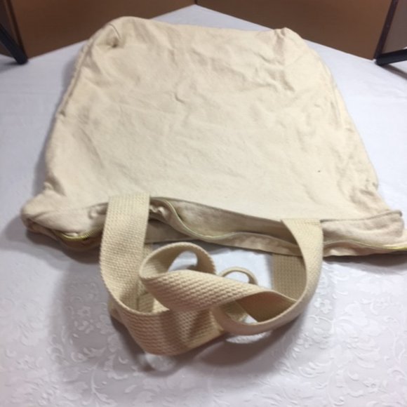 "Follow Your Heart" Canvas Tote Bag 15"x17" - Picture 2 of 9